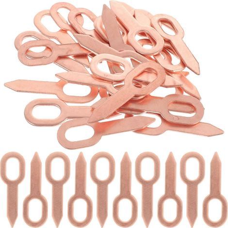 Punktschweiß-Ausbeulset (100 Ringe) für Autos – 6,00 x 2,00 x 0,20 cm – Roségold (1/3)