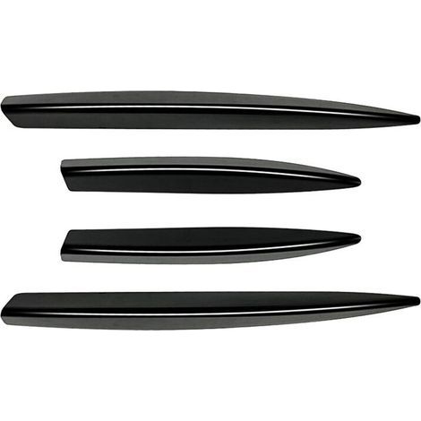 Garniture de Calandre Avant Noire Brillante pour Pare-Chocs Avant pour Classe A W177 A180 2023+ AMG 2018+ Autocollant de Becquet de Voiture