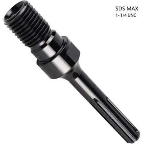 MAX PLUS Adapter on Diamond Drill Crown 1 1/4" UNC, Adapter for 190mm Core Drill 1Pcs, (1/5)