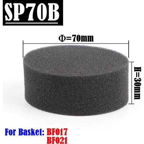 (SP70-Noir-Q50) 50 éponges hydroponiques de qualité supérieure pour la culture hors-sol de fleurs et de légumes en intérieur, pour la culture hydroponique en panier. (1/4)