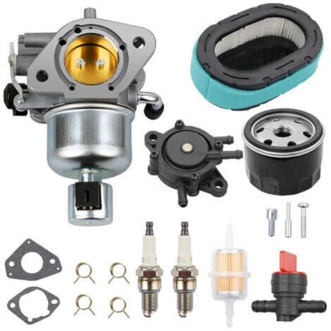 Carburateur compatible avec les moteurs Kohler KT725 KT730 KT735 KT740 KT745 avec kit d'entretien de filtre à air, tondeuses, tracteur, remplace 16 853 19-S, 32 853 67-S, 32 853 63-S