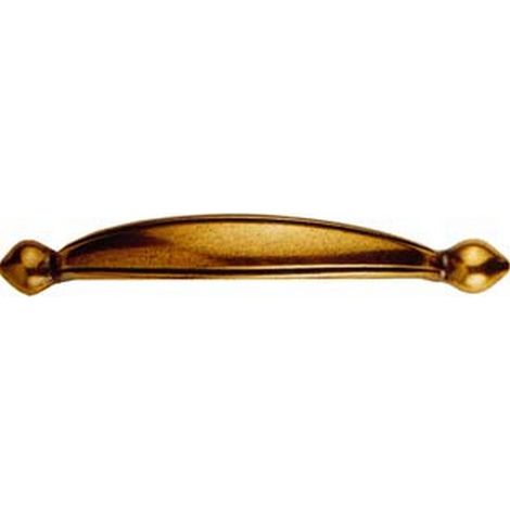 5PZ MANIGLIE PER MOBILI FISSE MOD.15114 IN ZAMA ANTICATA - MM. 99X14H. - INTERFORI MM.64
