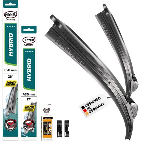 HEYNER® Scheibenwischer für PEUGEOT 207 CC (03.2007 - 01.2015) HYBRID Flachbalkenwischer (1/5)