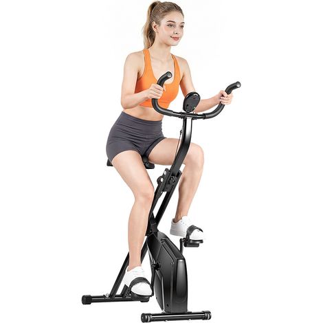 Vélo d'appartement Pliable Formill YZJ508 - Fitness maison - Silencieuse - 16 Niveaux Résistance Magnétique – Moniteur LED