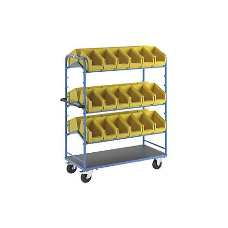Carro para hacer lotes  L x A x H 1500 x 650 x 1750 mm  carga
