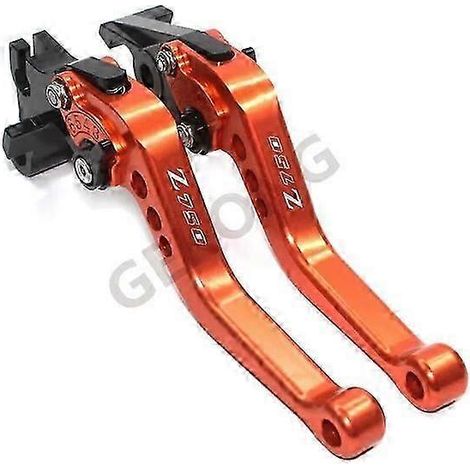 Pour Kawasaki Z750 Z 750 2004 2005 2006 F14 K750 Leviers de frein et d'embrayage, poignées de guidon, kits d'entretien de freins pour véhicules motorisés (orange) (1/5)