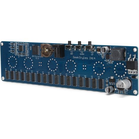Carte de Contrôle Électronique 12V STM8S005 avec Affichage Digital IN14 et Coque Acrylique RGB (1/5)