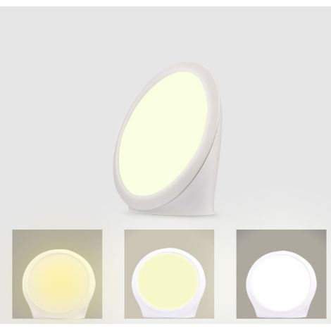 Lampe de photothérapie portable SAD avec écran tactile intelligent et minuterie