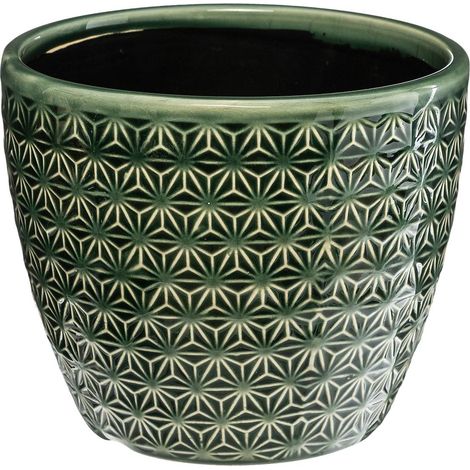 Keramiktopf D14cm - Grün