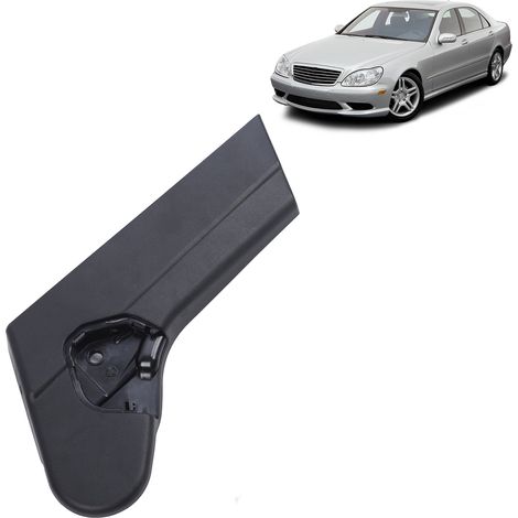 Schwarzer Fahrersitzbezug, linke Seite, Teilenummer 2209102918. Passend für Mercedes-Benz S-Klasse W220, S500 und S430 Modelle von 2000 bis 2002. (1/5)