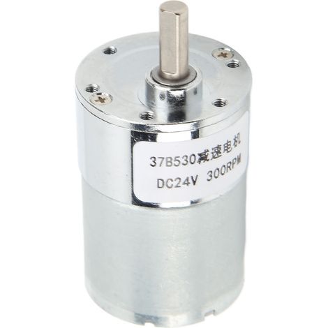Gleichstrom-Untersetzungsmotor 37B530, 300 U/min, Aluminiumlegierung, für Hausautomation, 24 V DC (1/5)