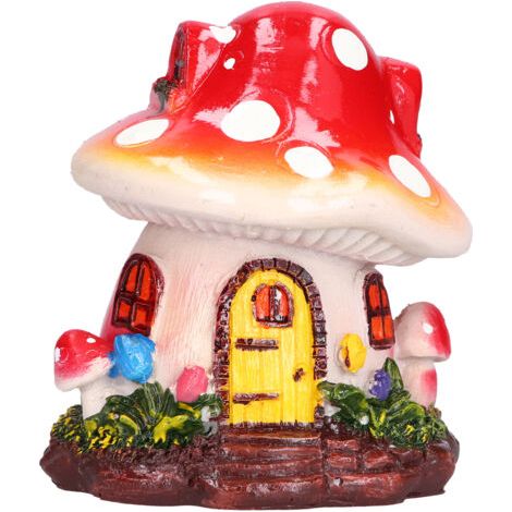 Décorations de maison en forme de champignons, objets en résine, sculptures, bonsaïs, décorations de jardin, ornements de pelouse
