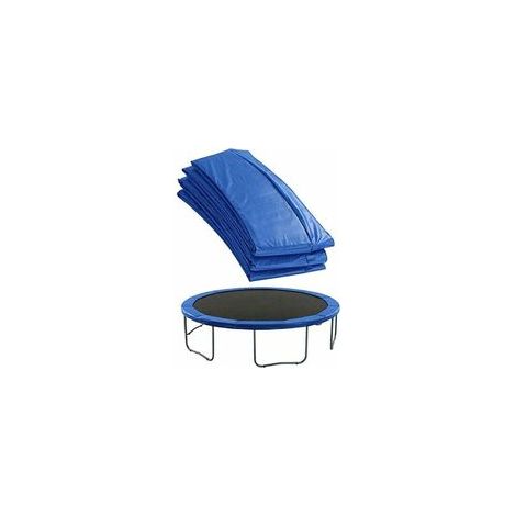 Coussin de protection pour trampoline – Housse résistante aux UV – Mousse absorbante haute densité – Largeur 26cm – Fixation sécurisée