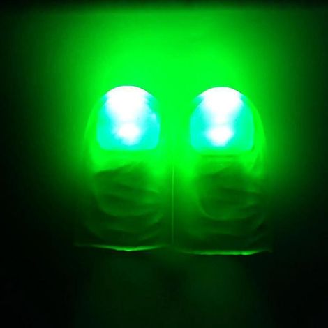 Jouet lumineux magique pour les pouces, pouces lumineux, doigts clignotants LED, tour de magie, lumière verte (1/5)
