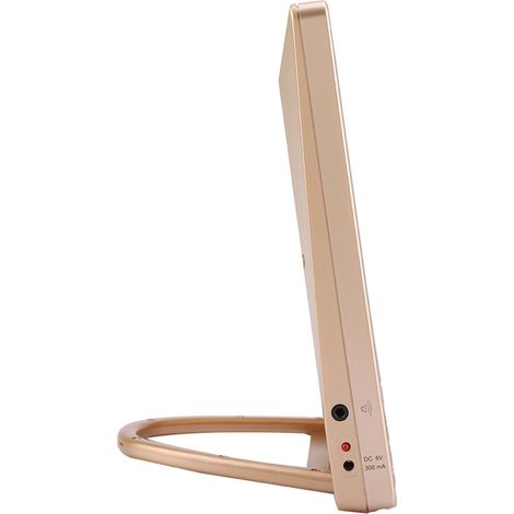 Réveil numérique automatique islamique musulman pour la prière (Azan), horloge de table/bureau dorée (1/5)