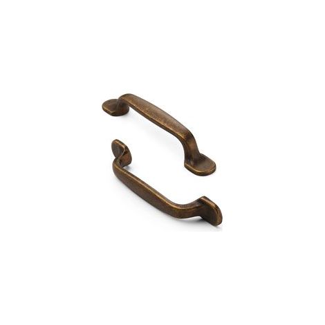 Lot de 2 Poignées Placard Cuisine en Laiton – Quincaillerie Antique, Trou Central de 96mm