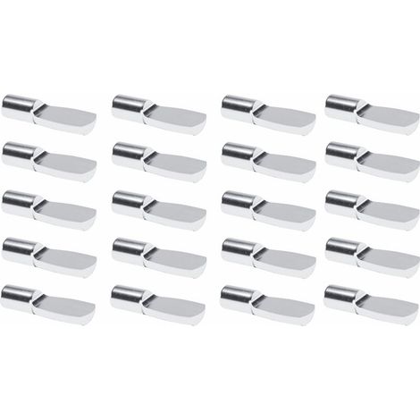 – Lot de 20 taquets de rayon 5mm en acier – Support étagère meuble placard armoire – Fixation robuste et fiable (1/2)