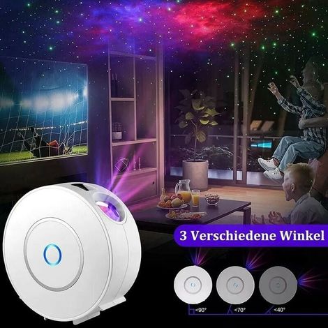 Alexa LED-Sternenhimmelprojektor, intelligenter 3D-Galaxie-LED-Sternenprojektor mit App-/Sprachsteuerung, Timer, kompatibel mit Alexa/Google Assistant, geeignet für Schlafzimmer (1/4)
