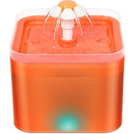 Fontaine à eau automatique à LED 2L pour chats et animaux domestiques (1/4)