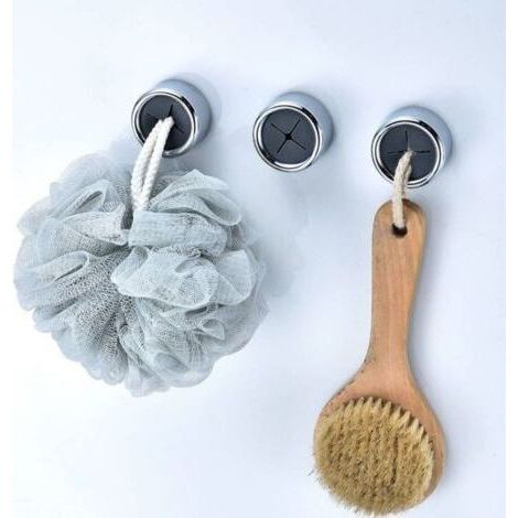 3 Porte-Torchons Autocollant, Ronde Porte Torchon Ventouse, Attache Torchon, Accroche Torchons Adhesif, Sans Perçage Ronde Crochet à Serviette, pour Salle de Bain, Cuisine et Ménage (1/5)