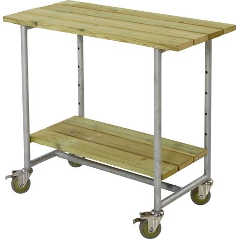 Plus Pflanztisch Urban 77x49x72cm Kiefer Fichte rechteckig Gartentische