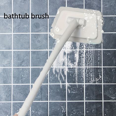 1 Brosse de nettoyage multifonction — Outil de nettoyage domestique à long manche détachable (Adapté aux murs) (1/5)