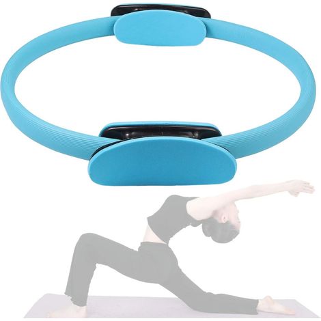 Les anneaux de Pilates permettent de raffermir les jambes, de renforcer les muscles profonds, d'améliorer la flexibilité et la posture. (1/4)