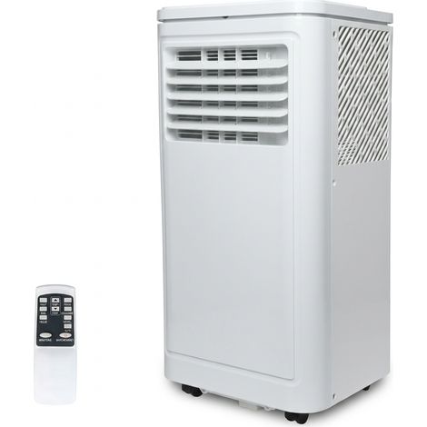 Climatiseur mobile portable 9000 BTU, 3 en 1 refroidisseur déshumidificateur ventilateur, 1000W, avec télécommande et kit fenêtre (1/5)