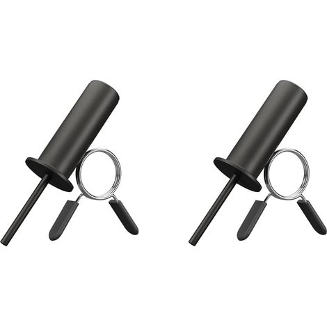 2X Broche de Pile de Poids, Broche de Gymnastique avec Collier à Ressort, Broches de Poids pour Machine de Pile de Poids, Équipement de Musculation 10 mm (1/5)