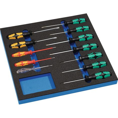 Wera Werkzeugmodul 12-teilig 2/3-Modul Schlitz / PH / PZD / TORX (1/5)