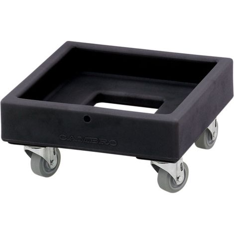 Chariot Camdolly cageots et caisses - 41 x 41 x 21.5 cm - Noir - Cambro