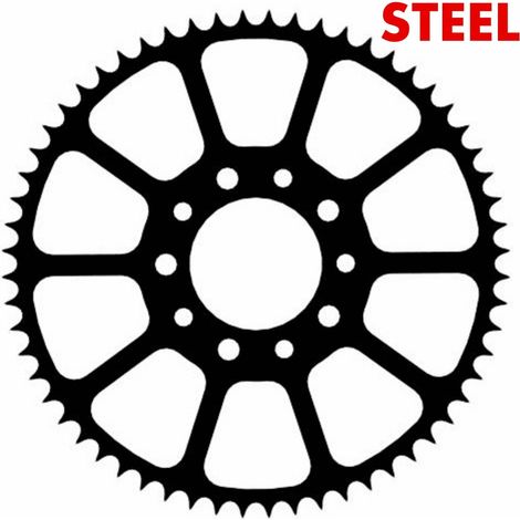Pignon Stunt Steel 60 dents - 530 pour Honda CBR 600F F1 (1987-1990) PC19/23 (1/5)