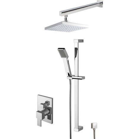Nuie Sanford Manual Concealed Complete Mixer Shower with Diverter - Chrome (1/2)