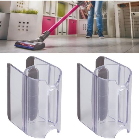 Es werden zwei Staubsaugerkopf-Clips/Organizer für die Dyson Staubsauger V7, V8, V10 und V11 zusammen verkauft. (1/5)