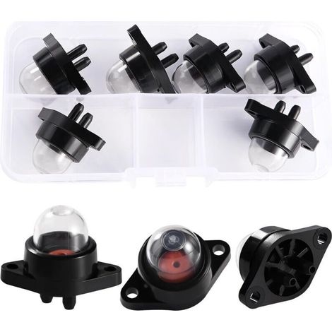 6 Pièces Ampoule Amorçage, Carburateur Pompe À Ampoule D'Amorçage, Bulle D'Huile De Carburateur, Compatible Avec Poulan 530071835 530047213 Scie À Gaz (1/5)