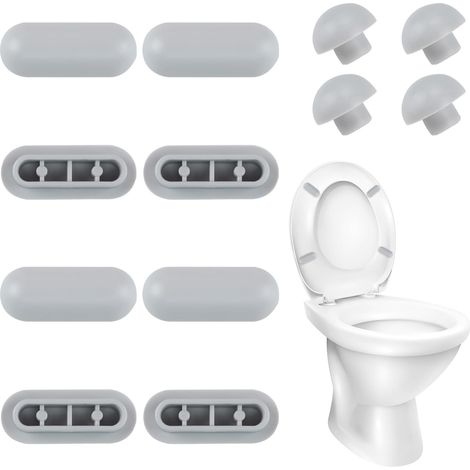 Caoutchoucs de siège de Toilette,lunette wc,tampon en caoutchouc pour couvercle de toilette et siège de toilette