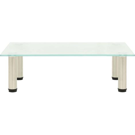 Maison Exclusive - TV-Tisch 60x35x17 cm Satiniertes Hartglas (1/5)