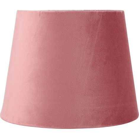 Ortviai Abat-jour conique en velours bordeaux pour lampe sur pied ou de chevet – compatible E14/E27 (1/5)