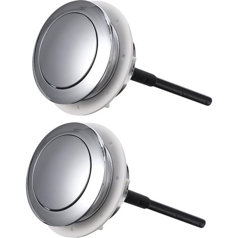 2pièces Bouton Poussoir Toilette Simple (1/5)