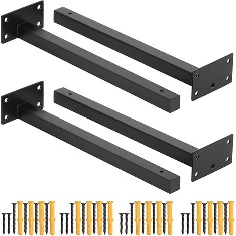 Industrial Floating Shelf Brackets Industrial Wall Shelf Brackets Industrial Shelf Brackets 20 mm Thick Load Capacity 40-60 kg 30 cm (1/5)