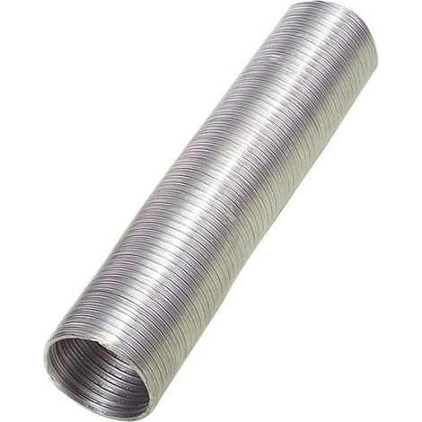 Tubo Aluminio Compacto Gris Ø 125 mm. / 5 metros