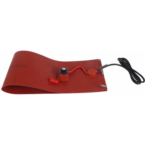 Ortviai Chauffe-Fût en Silicone 60 L – 1200 W, Thermostat Réglable 30-150 °C, Dimensions 250 x 1140 mm, Prise UK (1/3)