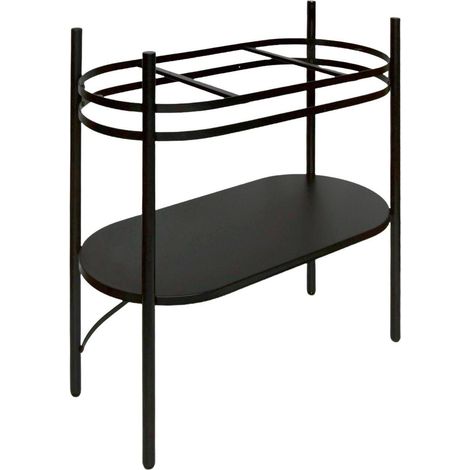 Mobile sotto lavabo L.81 x H.89,5 x P.37,5 cm metallo LUCIA