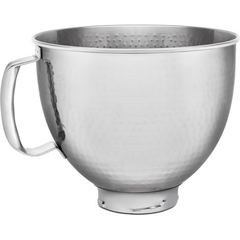 KitchenAid Artisan 5 Edelstahl-Dekorationsschüssel, 4,8 l, Farbe: Gehämmert (1/5)