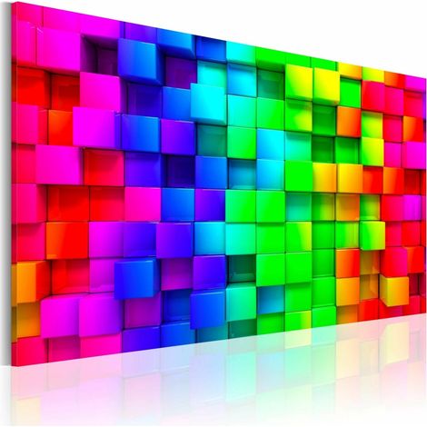 Tableau profondeur de couleurs - 90 x 60 cm (1/4)