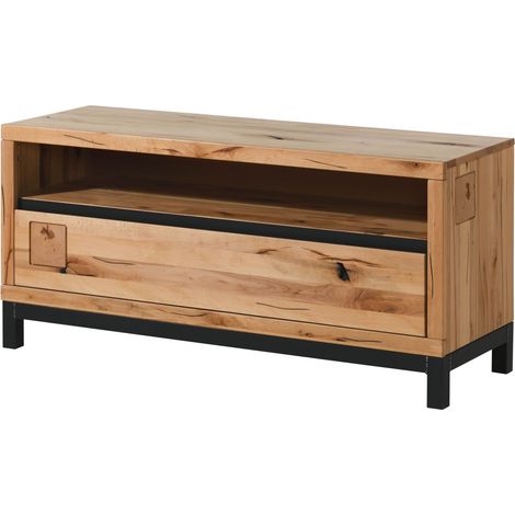 TV-Board Kernbuche 120x40x56 natur geölt VILLANDERS 112