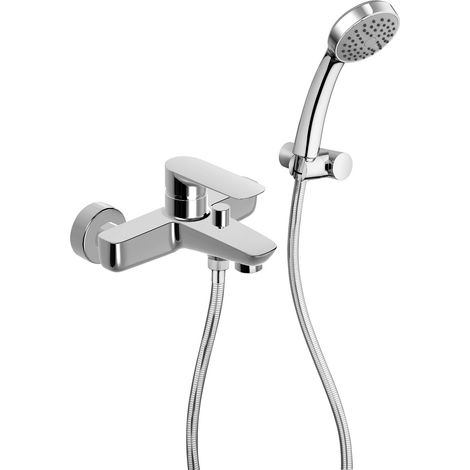 Miscelatore vasca esterno con kit doccia orientabile Paini Nove 09CR105 Cromo (1/4)