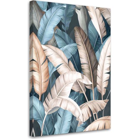 Leinwandbild Tropische Bananenblätter Natur Pflanzen 20x30 (1/5)