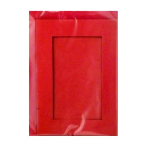 Biglietto di auguri + busta rossa 5 pezzi