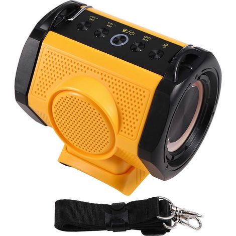HiFi Enceinte Bluetooth 3D Stéréo RGB Atmosphere Light pour Karaoké Party pour Dewalt 18-20V Lithium Batterie (1/5)